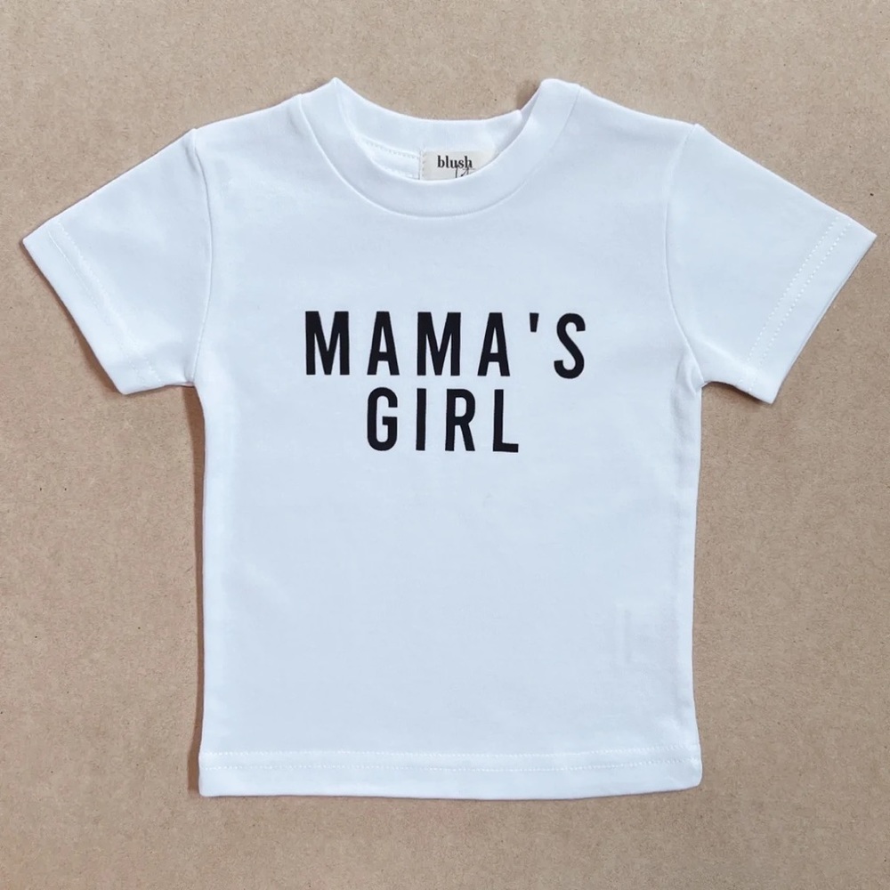 MAMA’S GIRL | Blush Lotus Organic Baby Toddler Tee